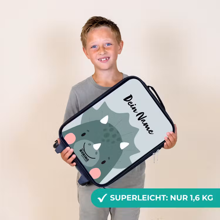 Kinderkoffer - Schwarz - Tigo Triceratops — 2