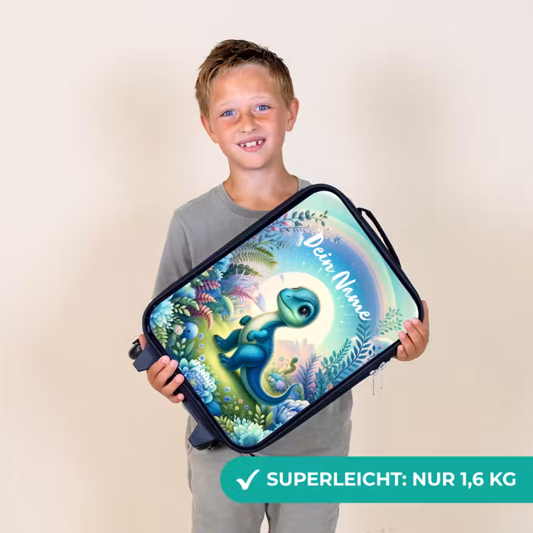 Kinderkoffer - Schwarz - Django Dino — 2