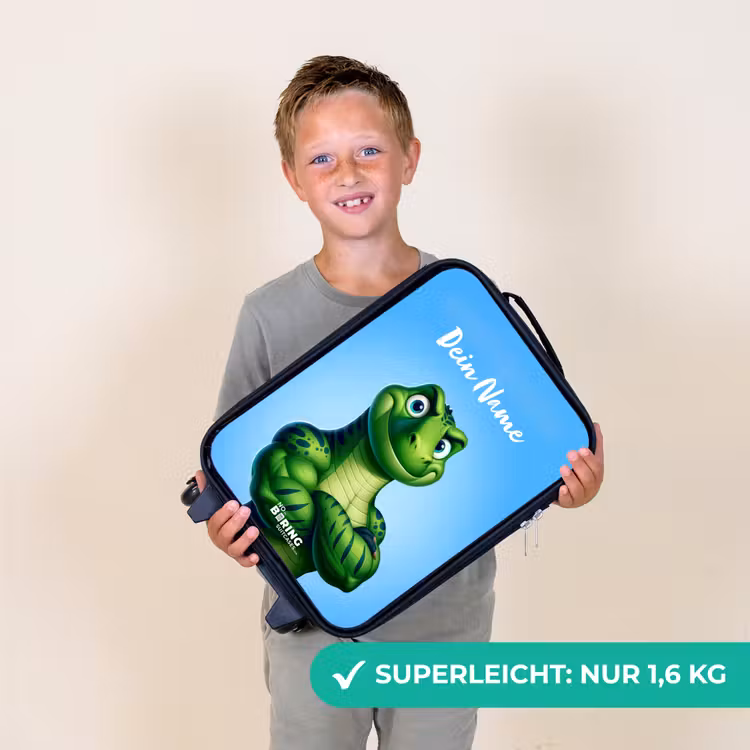 Kinderkoffer - Schwarz - Muskelsaurus — 2
