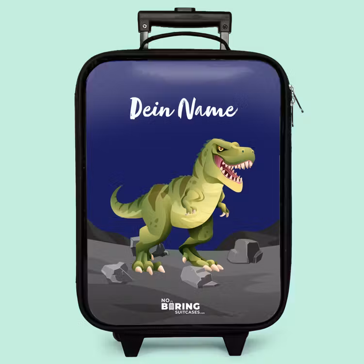 Kinderkoffer - Schwarz - Tjibbe T-Rex — 3
