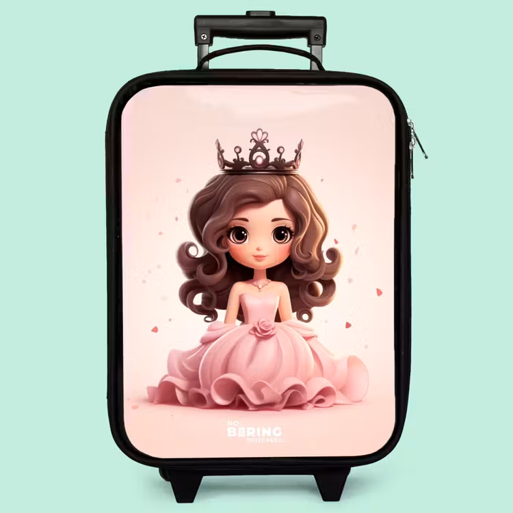Kinderkoffer - Prinzessin in einem rosa Kleid mit Krone — 3