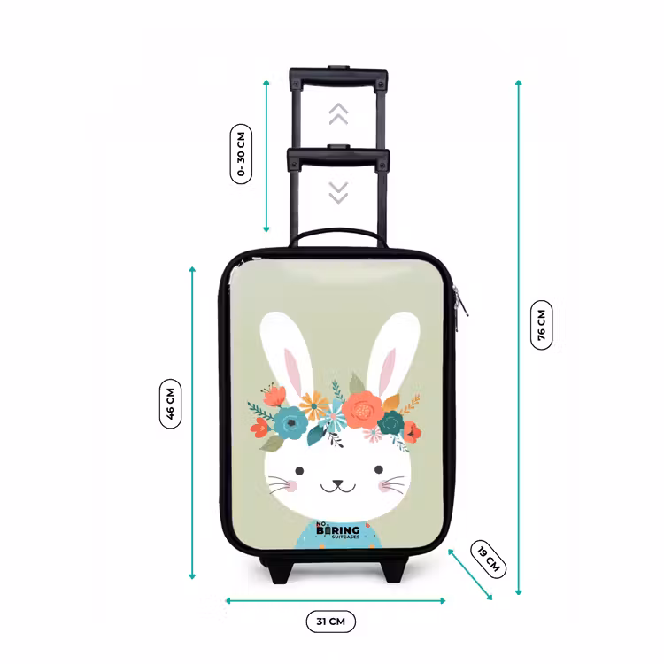 Kinderkoffer - Hippie-Hase — 4