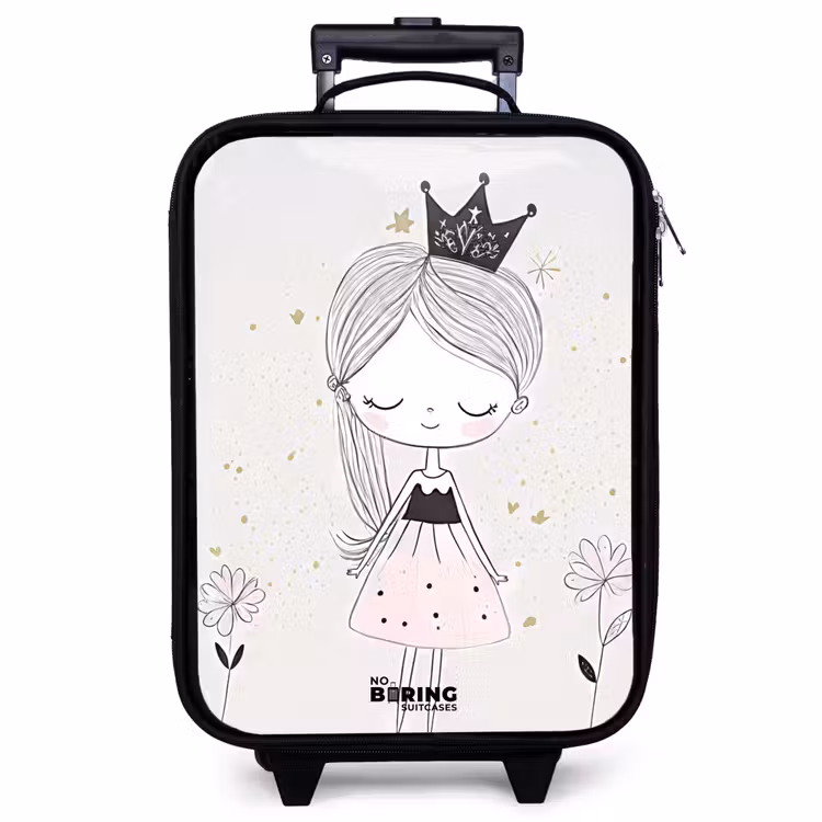 Kinderkoffer - Prinzessin mit schwarzem Kleid — 1