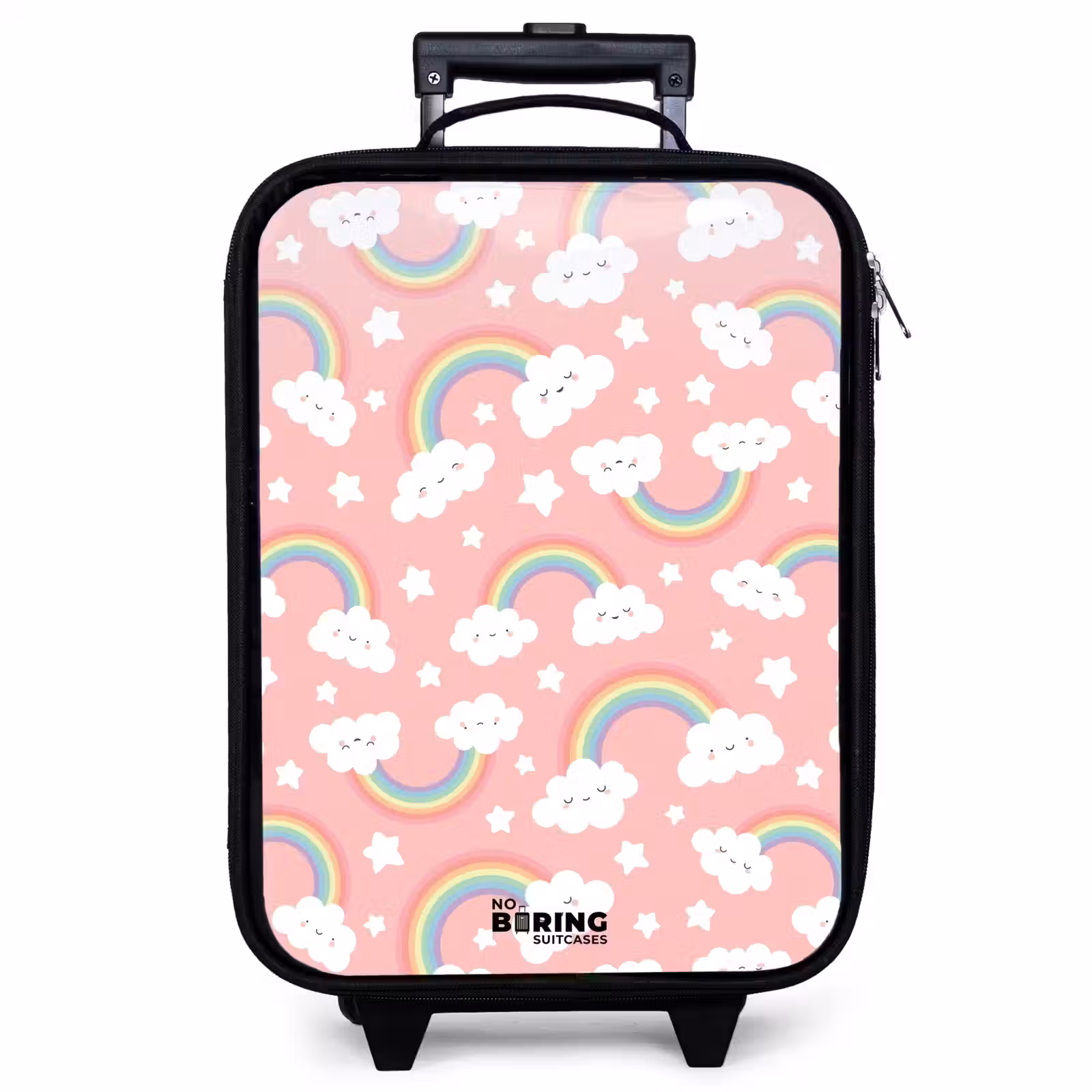 Kinderkoffer - Rosa mit Regenbogenmuster — 1