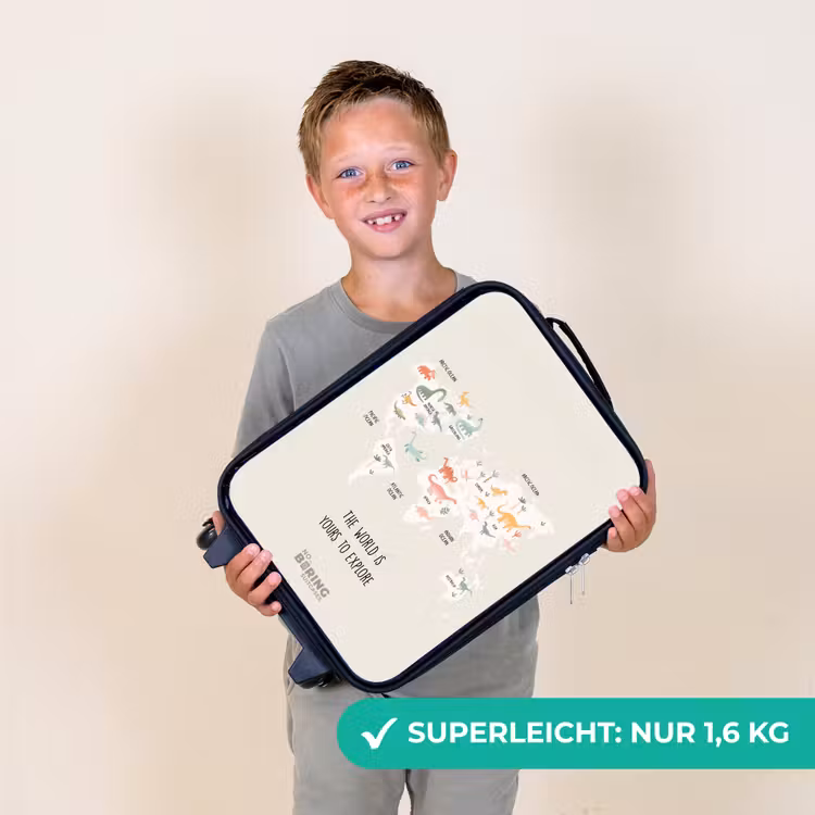 Kinderkoffer - Dino-Weltkarte — 2