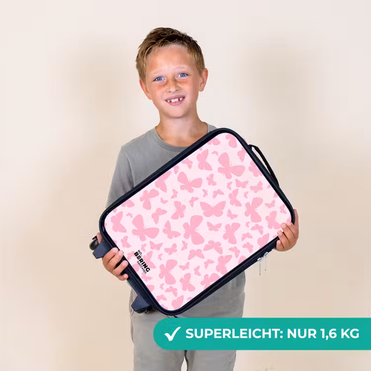 Kinderkoffer - Rosa Schmetterlinge — 2