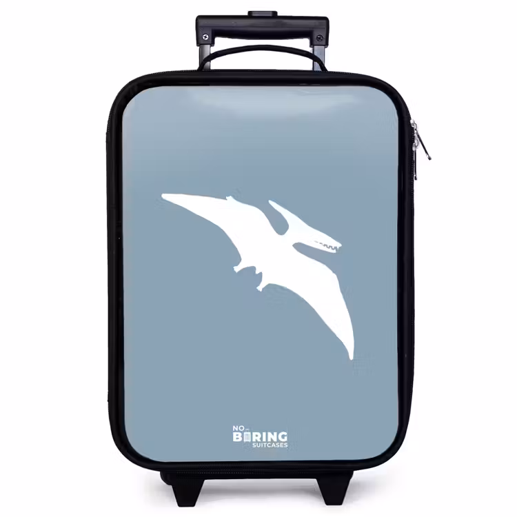 Kinderkoffer - Blau mit Pteranodon-Dino — 1
