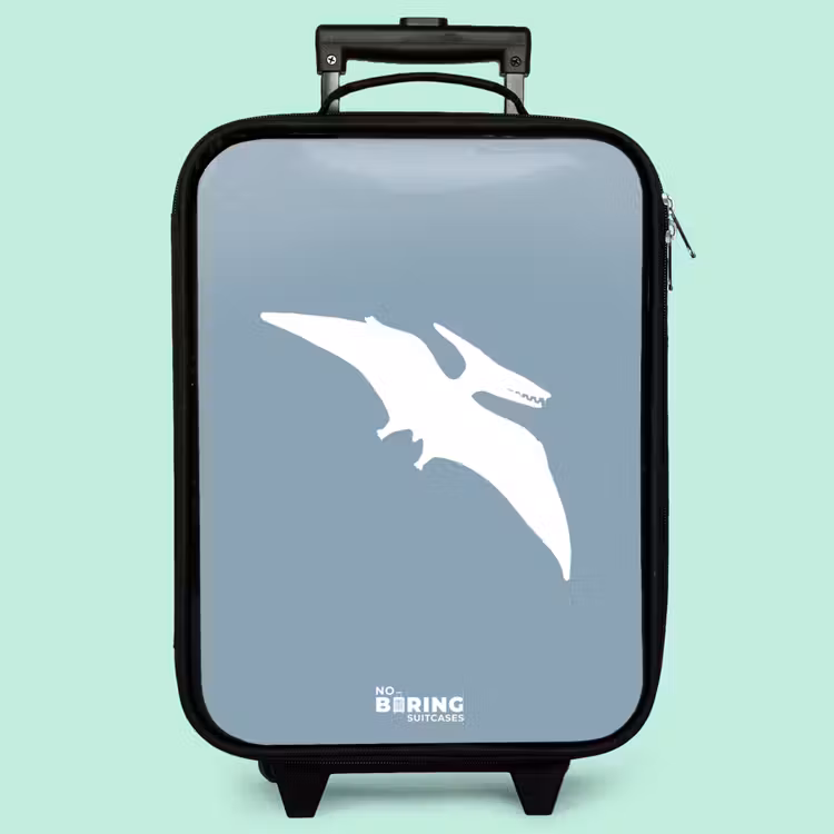 Kinderkoffer - Blau mit Pteranodon-Dino — 3