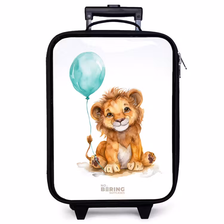 Kinderkoffer - Löwe mit blauem Ballon — 1
