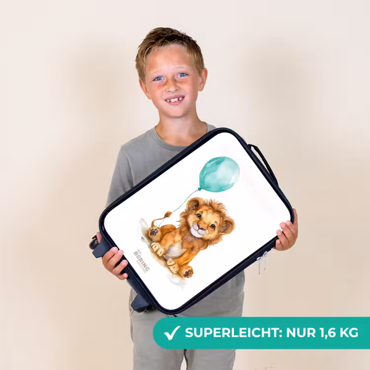 Kinderkoffer - Löwe mit blauem Ballon — 2