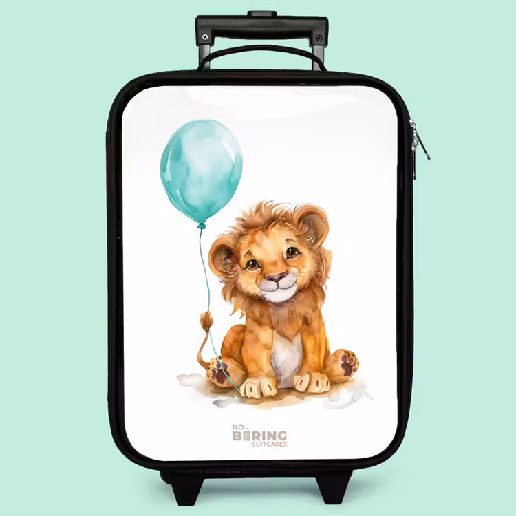 Kinderkoffer - Löwe mit blauem Ballon — 3