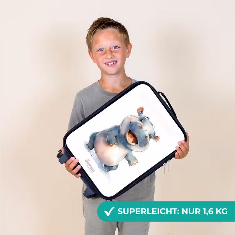 Kinderkoffer - Baby-Nilpferd — 2
