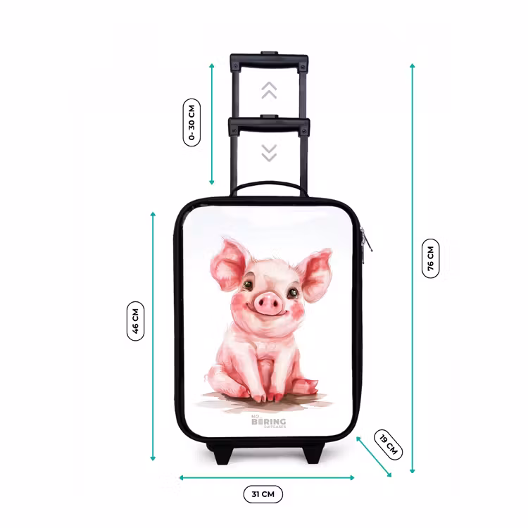 Kinderkoffer - Rosa Babyschweinchen — 7