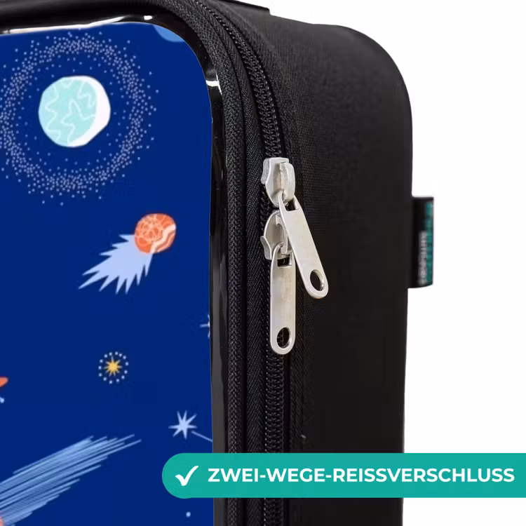 Kinderkoffer - Muster von Planeten auf einem dunklen Hintergrund — 3