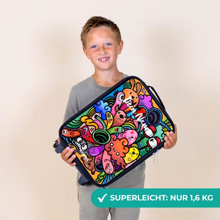 Kinderkoffer - Fröhliches Monster-Chaos — 2