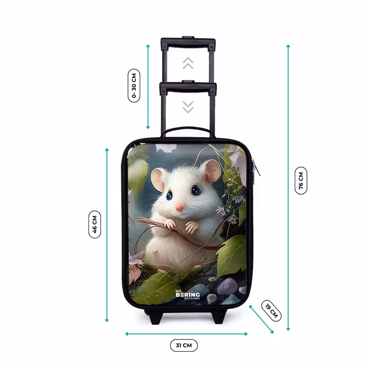 Kinderkoffer - Maus umgeben von Blättern — 4
