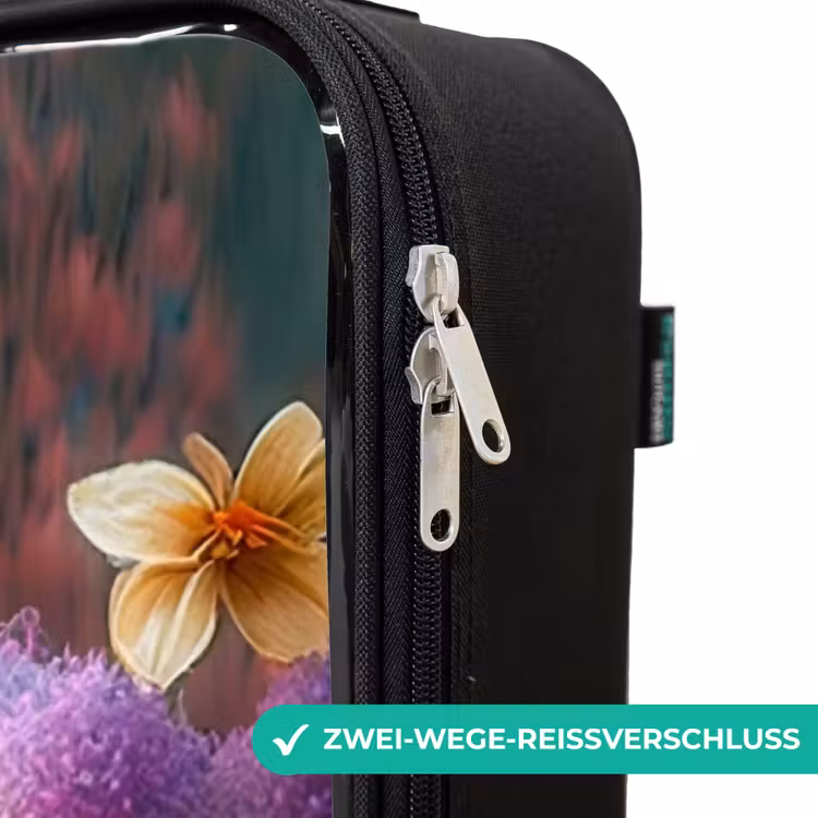 Kinderkoffer - Weißes Hündchen auf einer Blumenwiese — 3