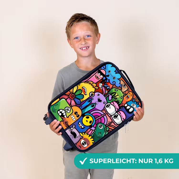 Kinderkoffer - Lustige bunte Monster — 2