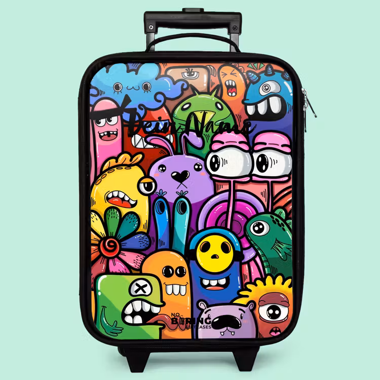 Kinderkoffer - Lustige bunte Monster — 3