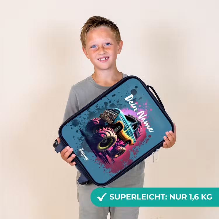 Kinderkoffer - Monster-Räder — 2