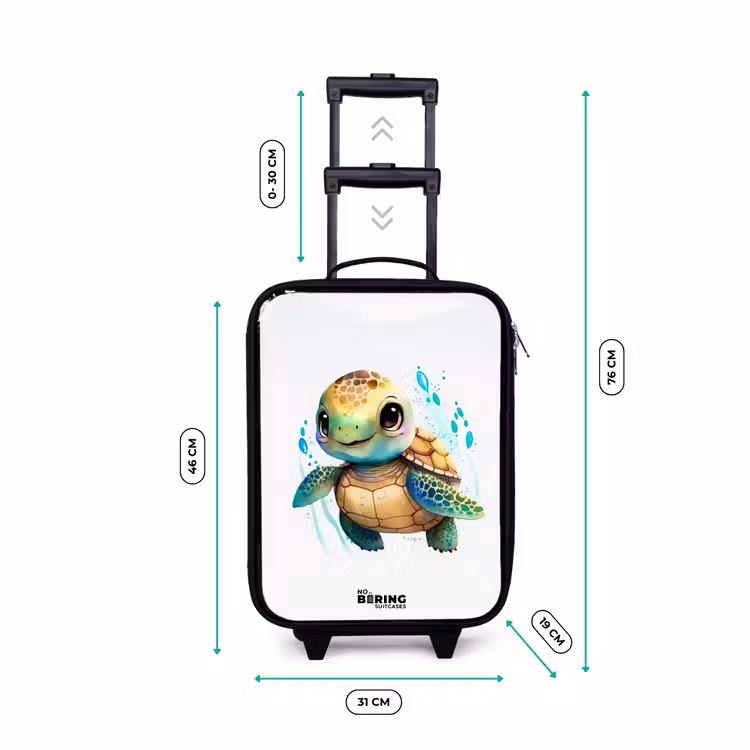 Kinderkoffer - Schildkröte - Wasserfarben - Tiere — 4