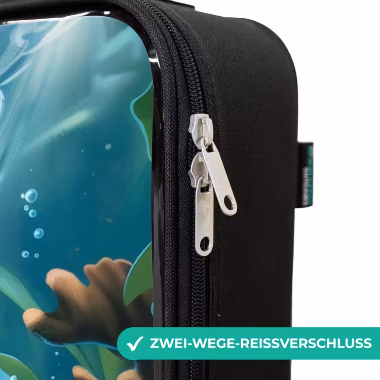 Kinderkoffer - Schildkröte in bunter Unterwasserwelt — 3