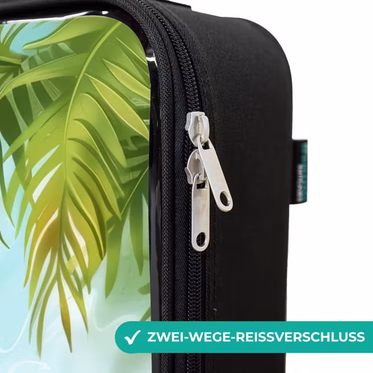 Kinderkoffer - Krokodil mit Sonnenbrille entspannt am Strand — 3