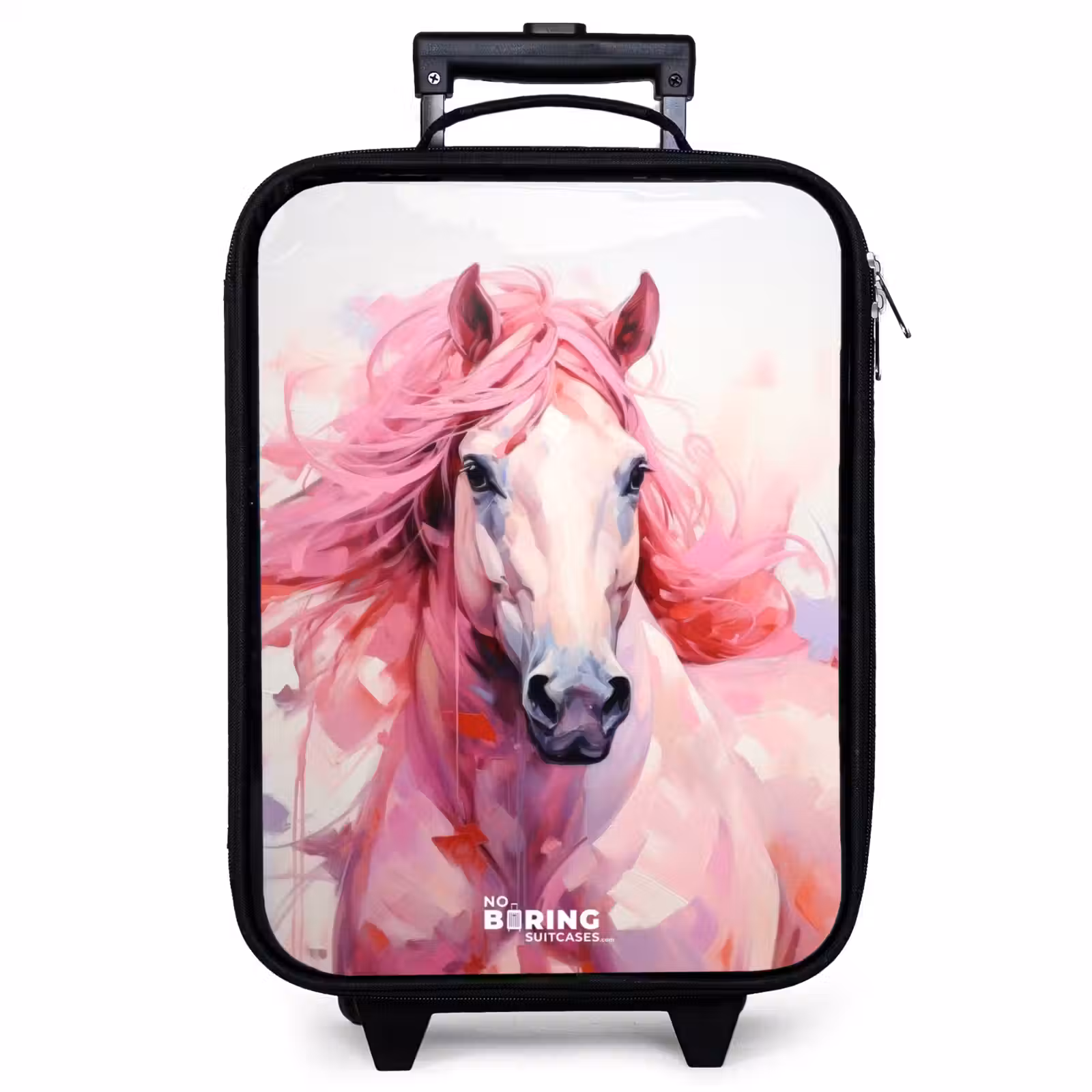 Kinderkoffer - Pferd in rosa Pastelltönen — 1