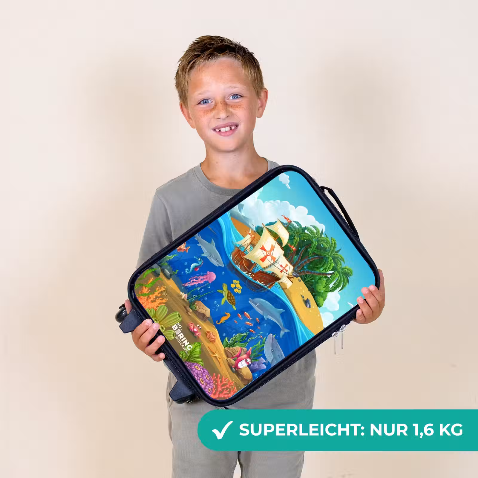 Kinderkoffer - Segelschiff auf dem Ozean — 1