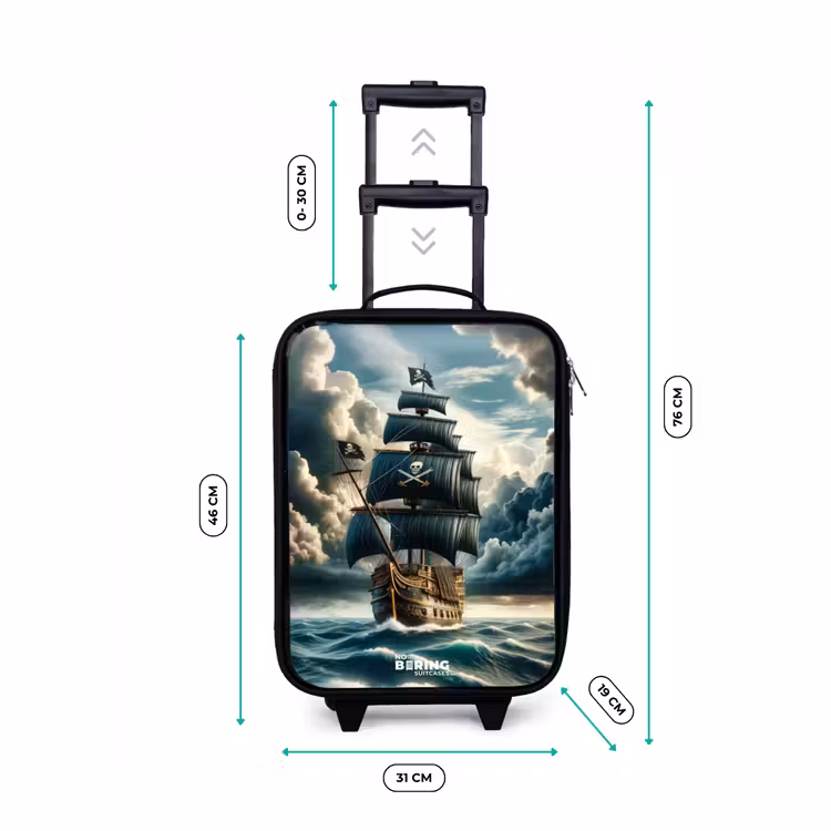 Kinderkoffer - Piratenschiff auf tosender See — 5