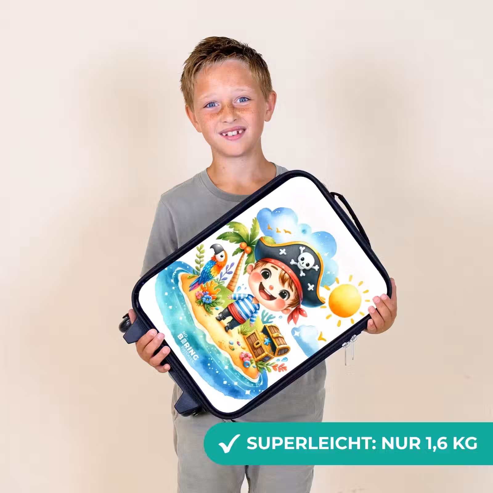 Kinderkoffer - Pirat auf einer Insel — 1