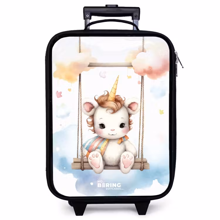 Kinderkoffer - Schaukelndes Baby-Einhorn — 1
