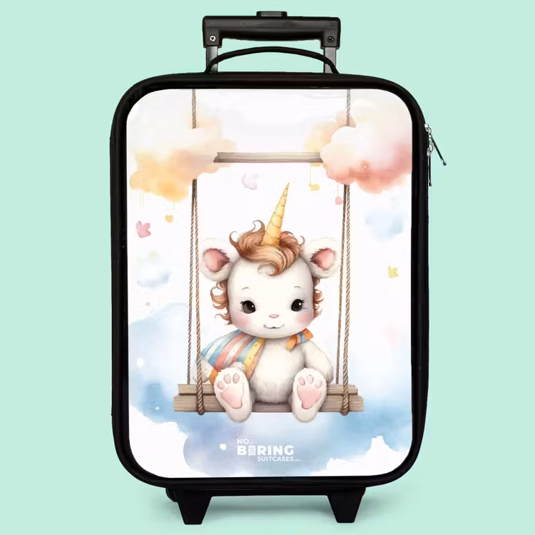 Kinderkoffer - Schaukelndes Baby-Einhorn — 3