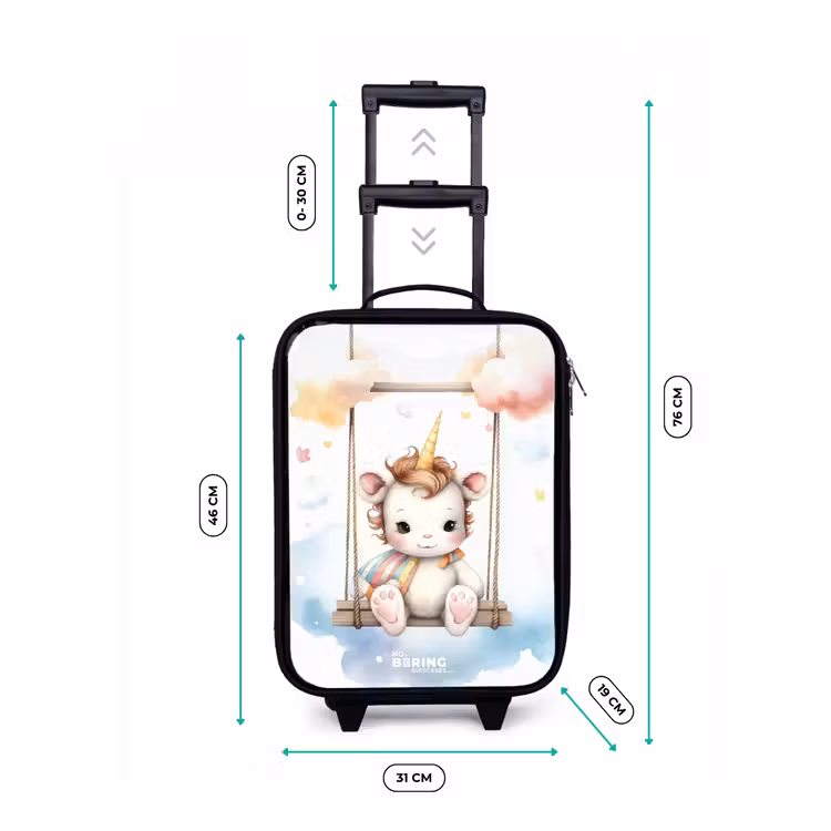 Kinderkoffer - Schaukelndes Baby-Einhorn — 7