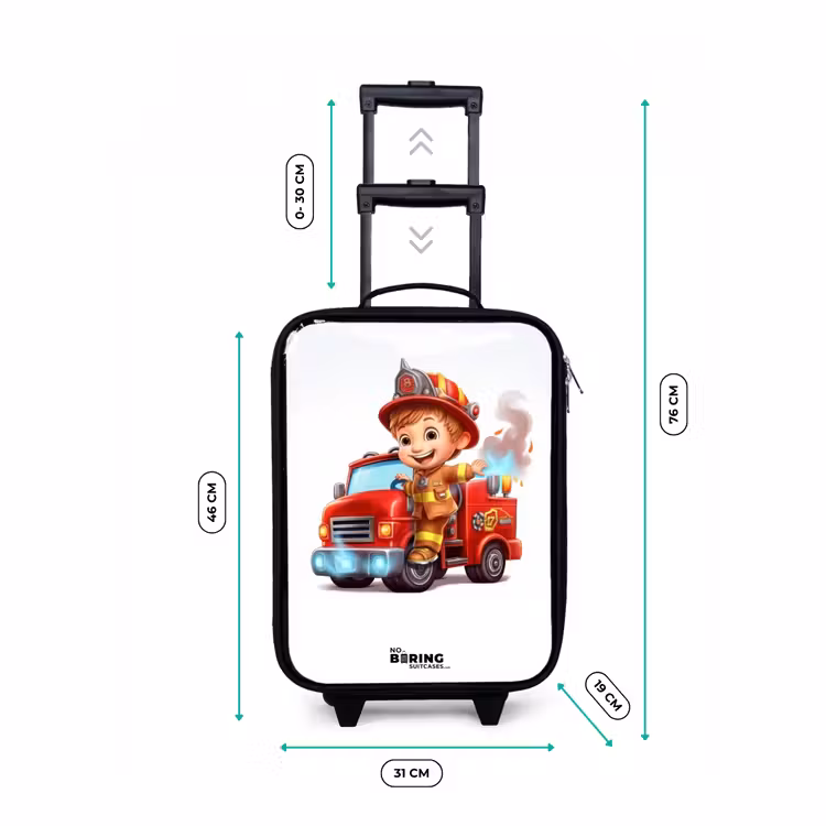 Kinderkoffer - Feuerwehrauto mit Feuerwehrauto — 4