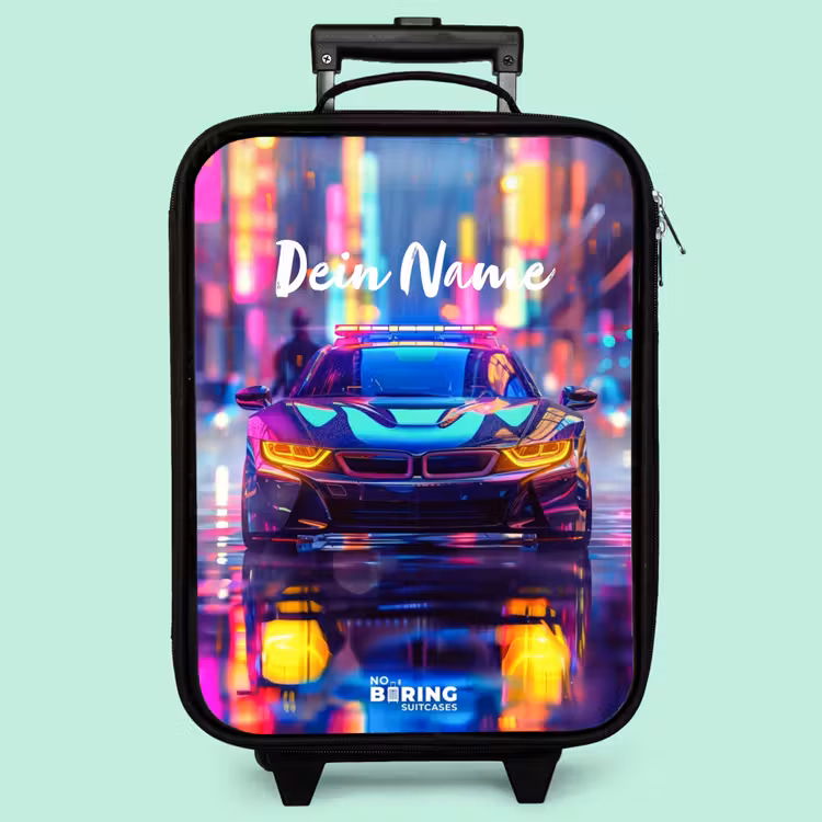 Kinderkoffer - Neon-Nachtauto — 3