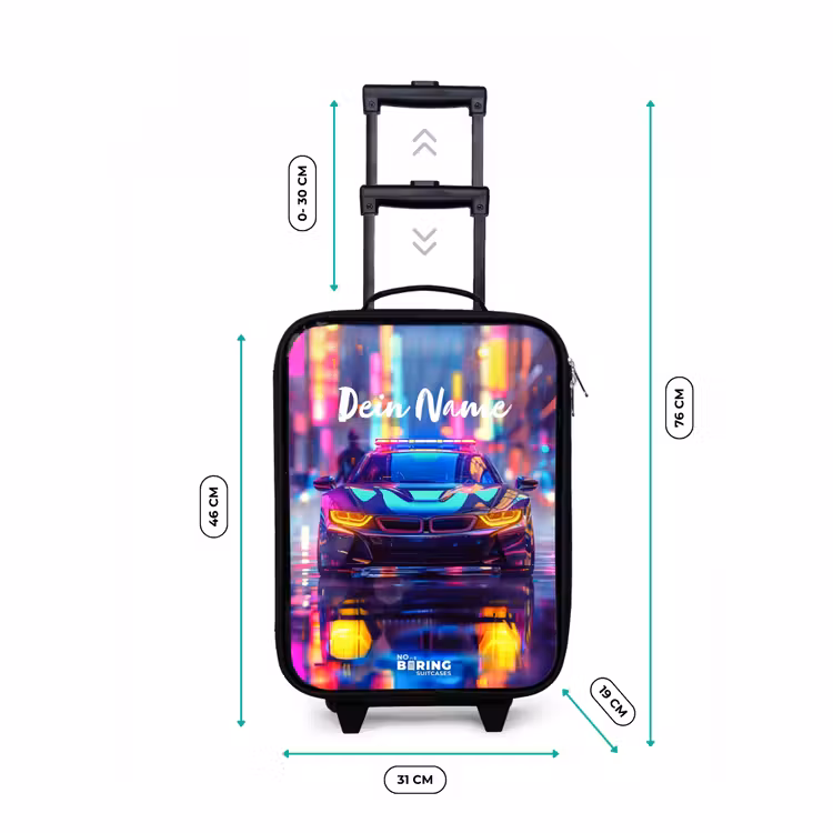 Kinderkoffer - Neon-Nachtauto — 7