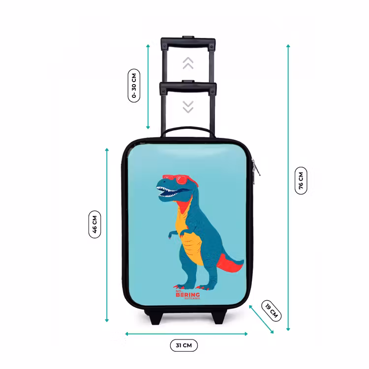 Kinderkoffer - Cooler T. rex mit Sonnenbrille — 7