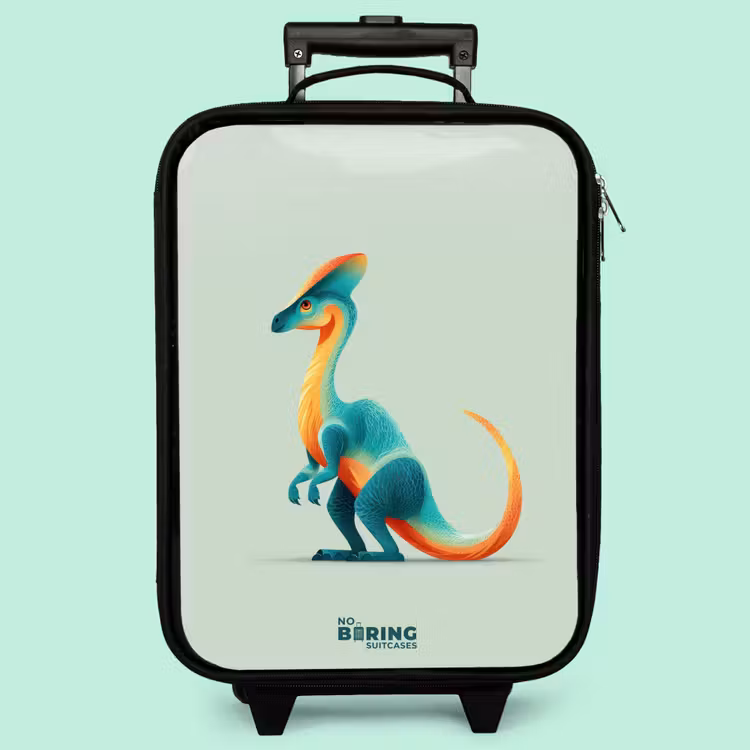 Kinderkoffer - Eleganter Dino mit Kamm — 3