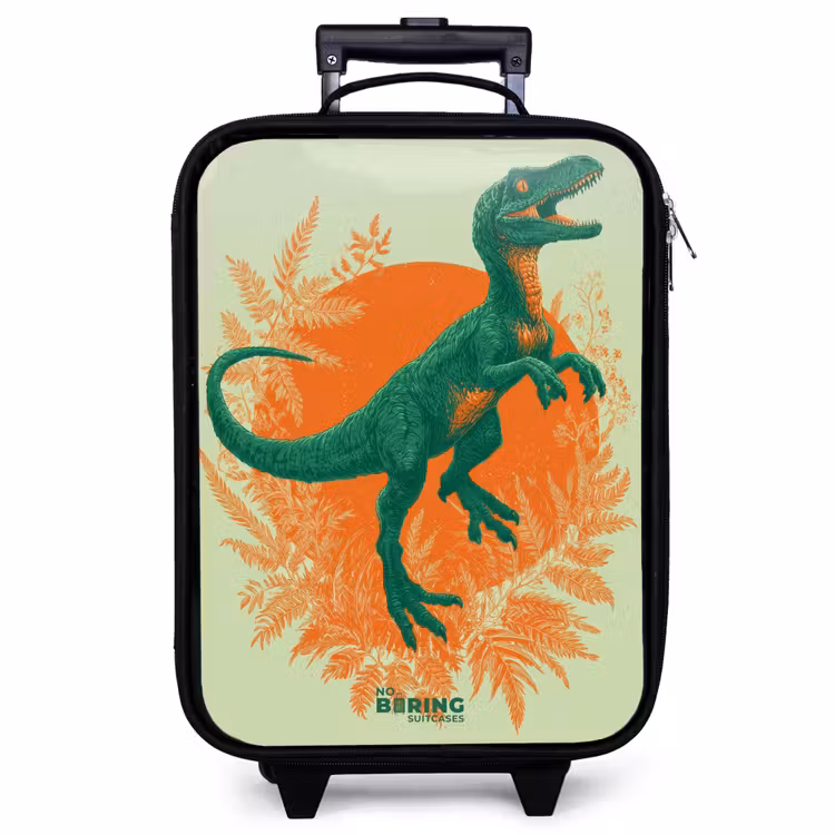 Kinderkoffer - Grüner Dino zwischen Farnen — 1