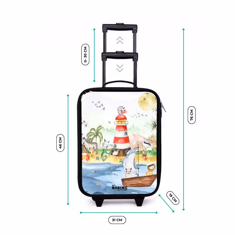 Kinderkoffer - Leuchtturm mit allen Tieren — 4
