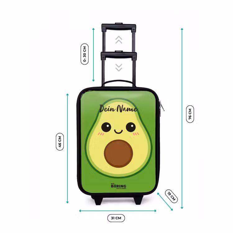 Kinderkoffer - Kawai - Avocado - Grün — 7