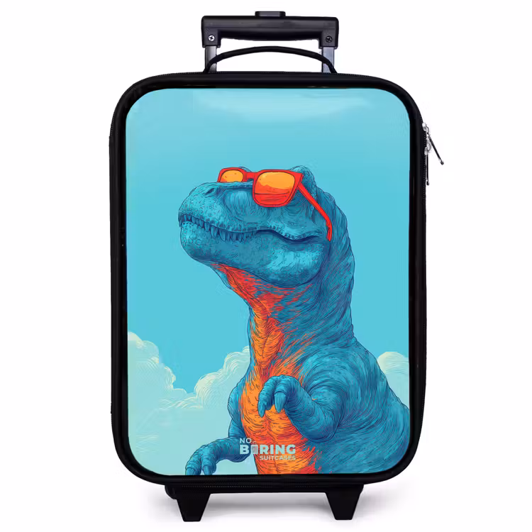 Kinderkoffer - Dino mit Sonnenbrille — 1