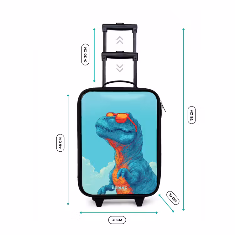 Kinderkoffer - Dino mit Sonnenbrille — 7