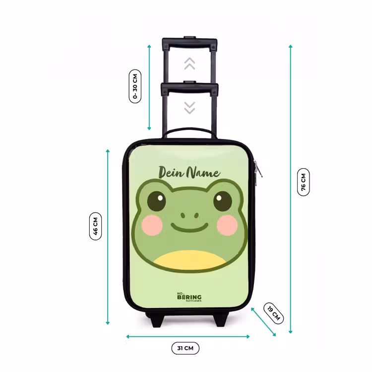 Kinderkoffer - Kawai - Frosch - Grün — 7