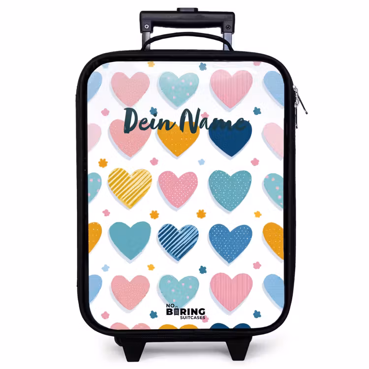 Kinderkoffer - Herz-Muster — 1