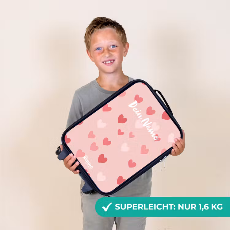 Kinderkoffer - Herzen — 2