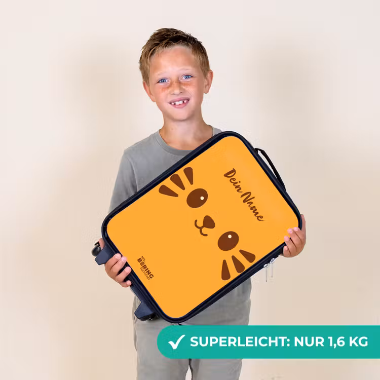 Kinderkoffer - Kawai - Tiger - Orange — 2
