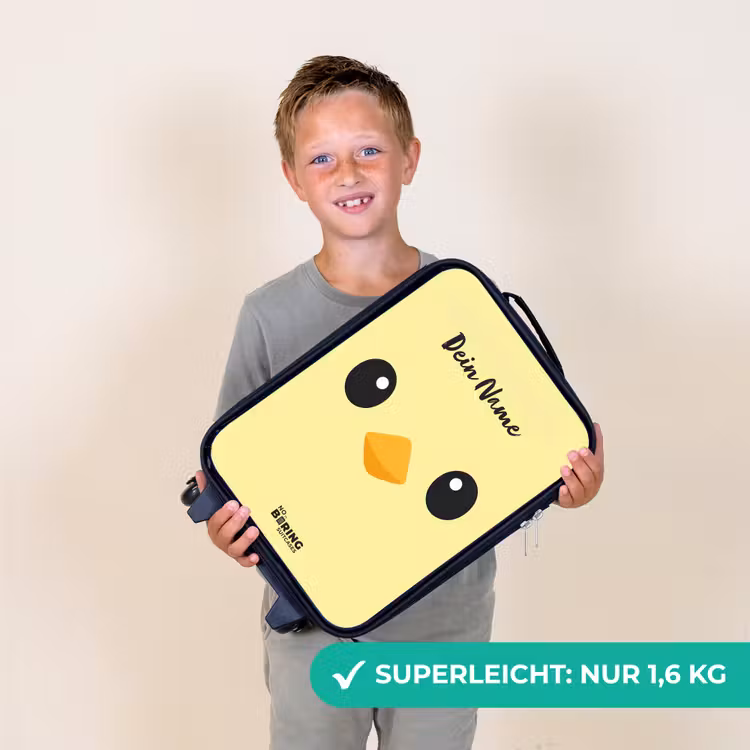 Kinderkoffer - Kawai - Küken - Gelb — 2