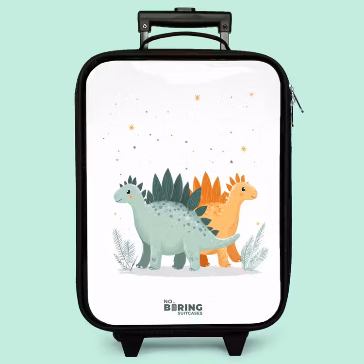 Kinderkoffer - Stegosaurus-Duo unter Sternenhimmel — 3